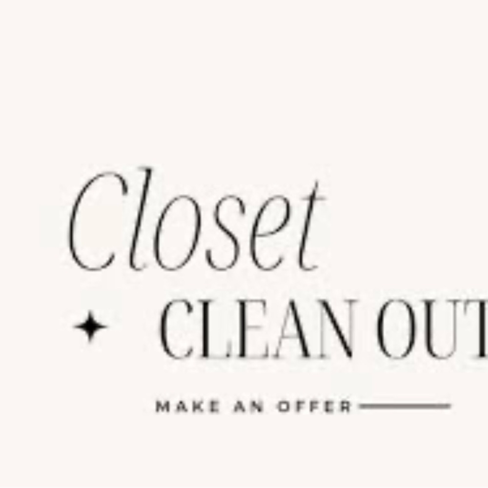 Closet Clean Out - Make an Offer!